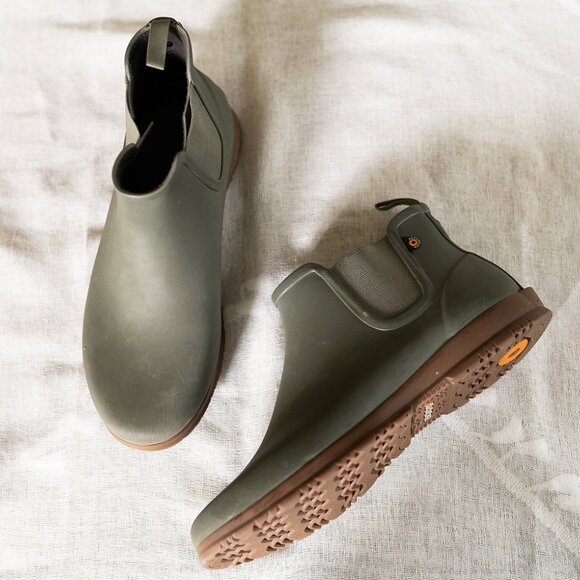 Bogs Women's Sweetpea Rubber Rain Boots sz 10 Sage Green Worn once - Picture 2 of 6